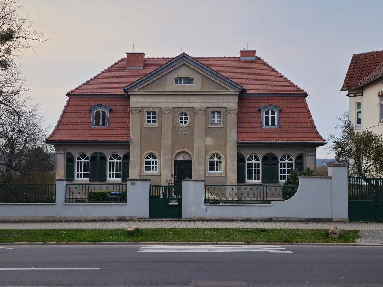 Houses of Naumburg - De Kösener Str near Winzerhof Gussek, Germany