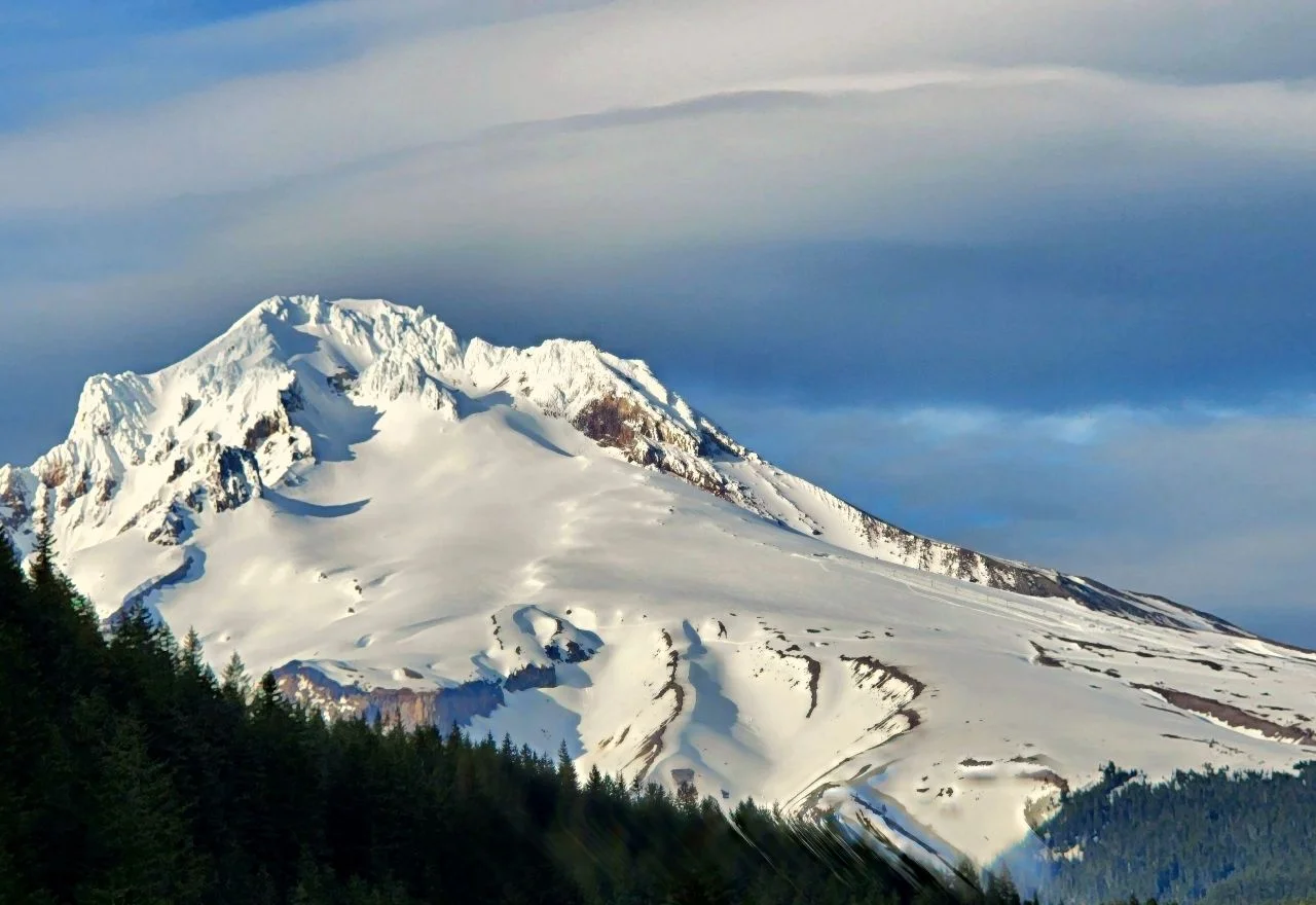 Mount Hood - Från National Forest Road, United States