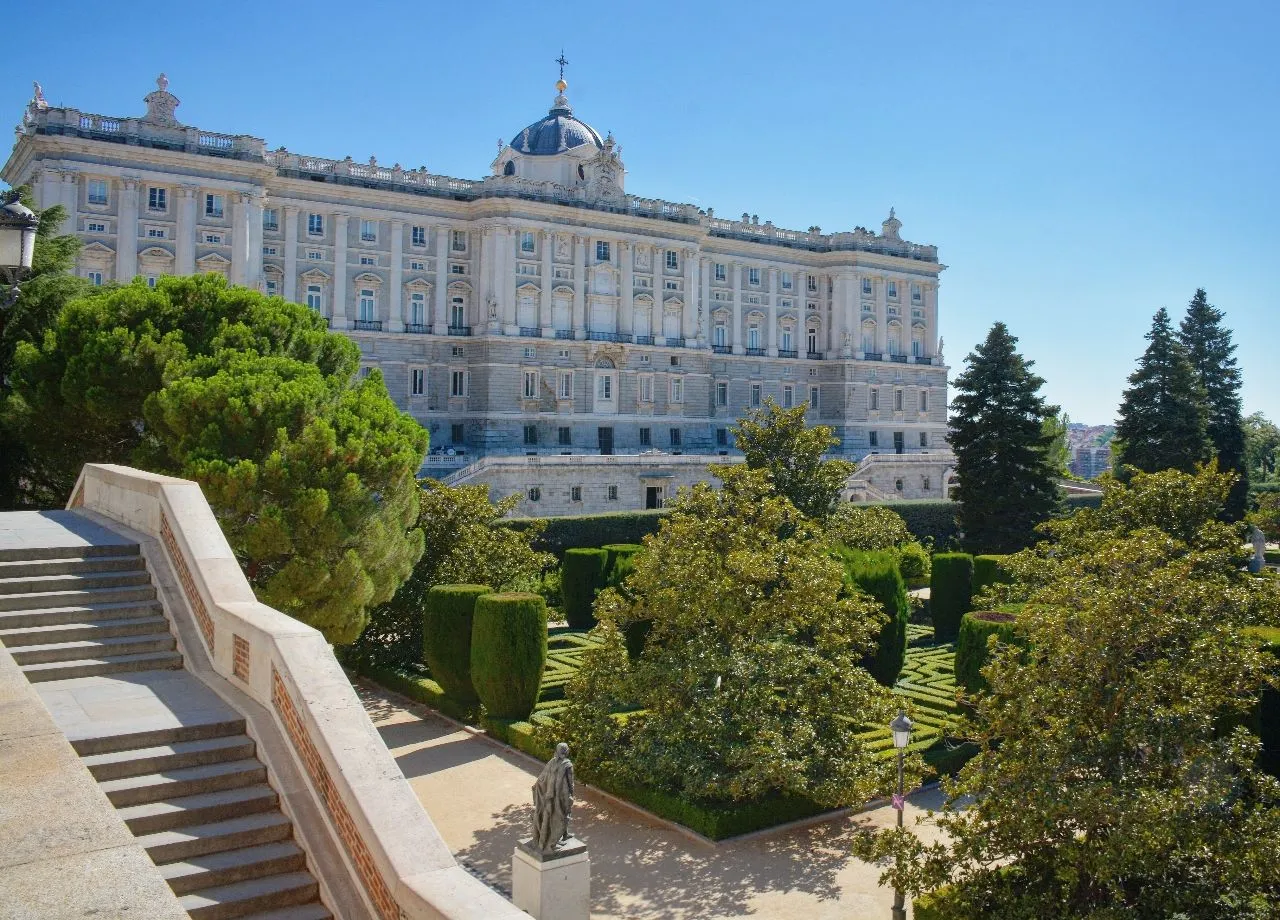 Capilla Real de Madrid - From Jardines de Sabatini, Spain