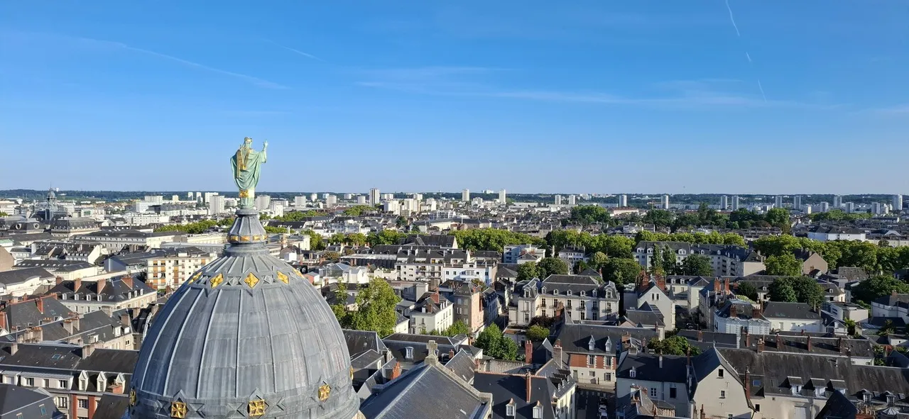 Basilique Saint-Martin de Tours - From Collégiale Saint Martin et Tour Charlemagne, France