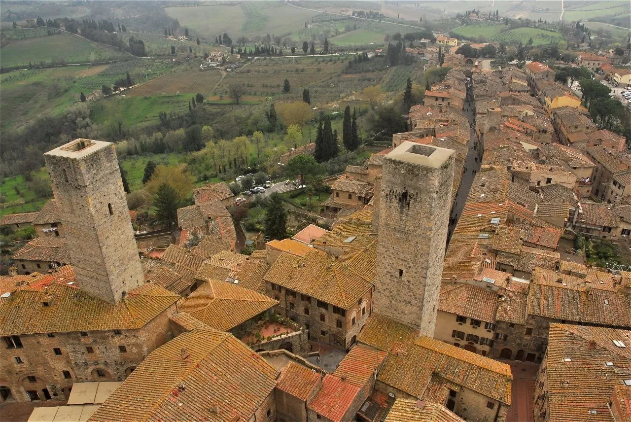San Gimignano - Von Torre Grossa, Italy