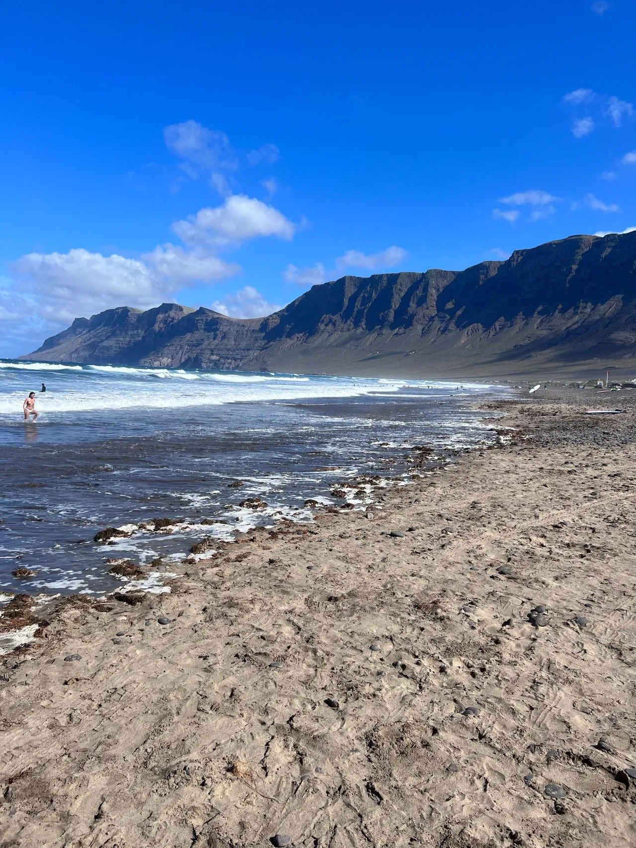 Famara Beach - De Beach, Spain