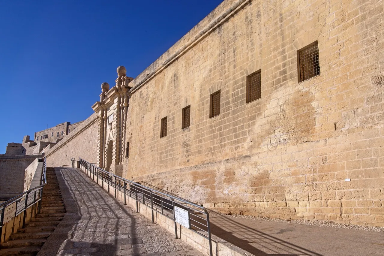 Fort St. Angelo - De la Entrance, Malta