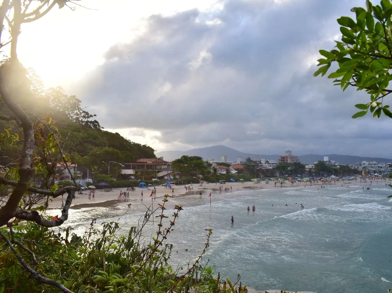 Praia do Canto Grande - Mar de Fora - From Trilha da Ilhota de Canto Grande, Brazil