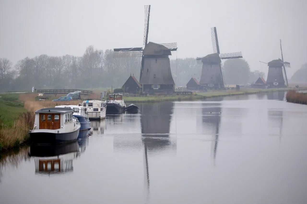 Netherlands Molen - Von Bridge, Netherlands