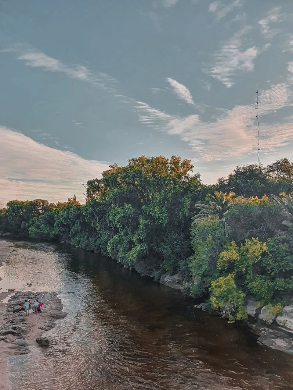 Río Mina Clavero - Desde Pasarela Intendente Luis Alberto Quiroga, Argentina