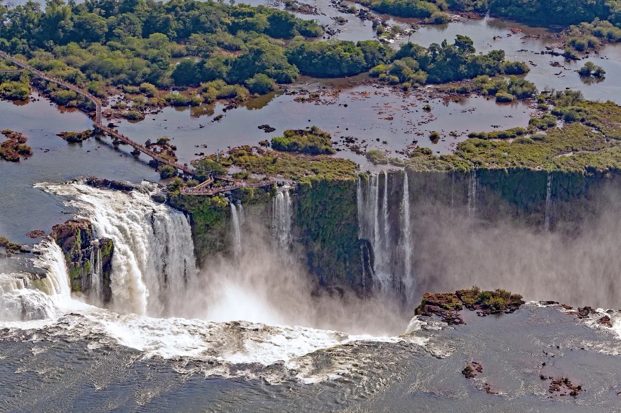 Garganta Del Diablo - From Drone, Brazil