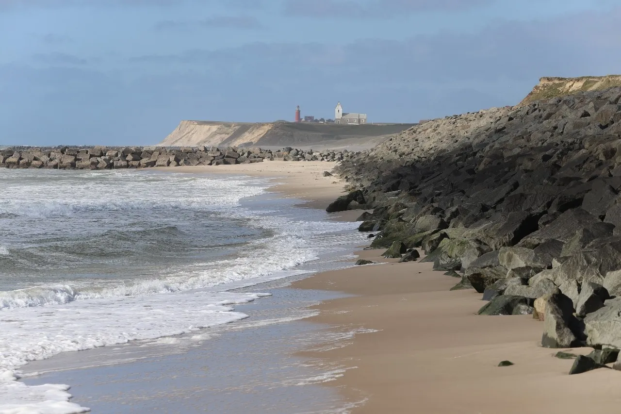 Bovbjerg Lighthouse - から Høfde Q, Denmark