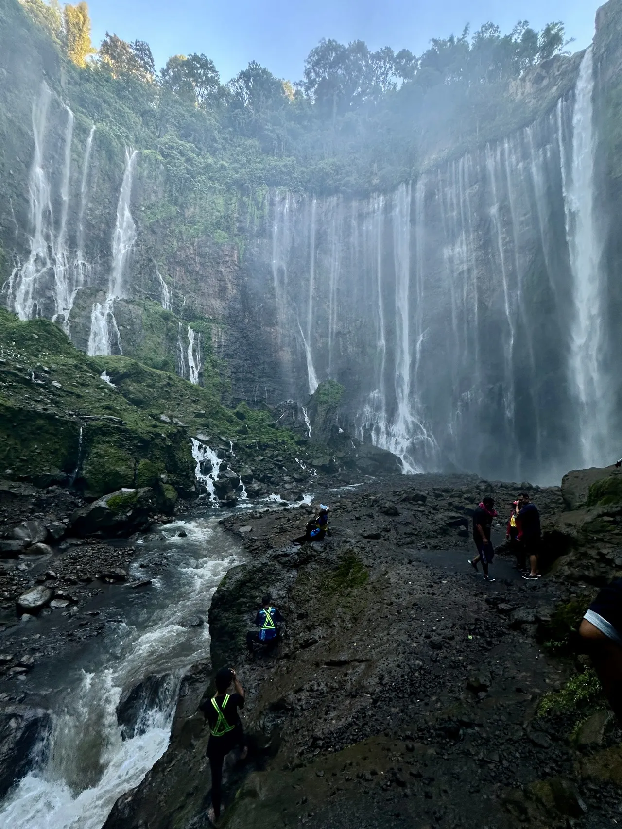 Tumpak Sewu Waterfall - From Inside, Indonesia