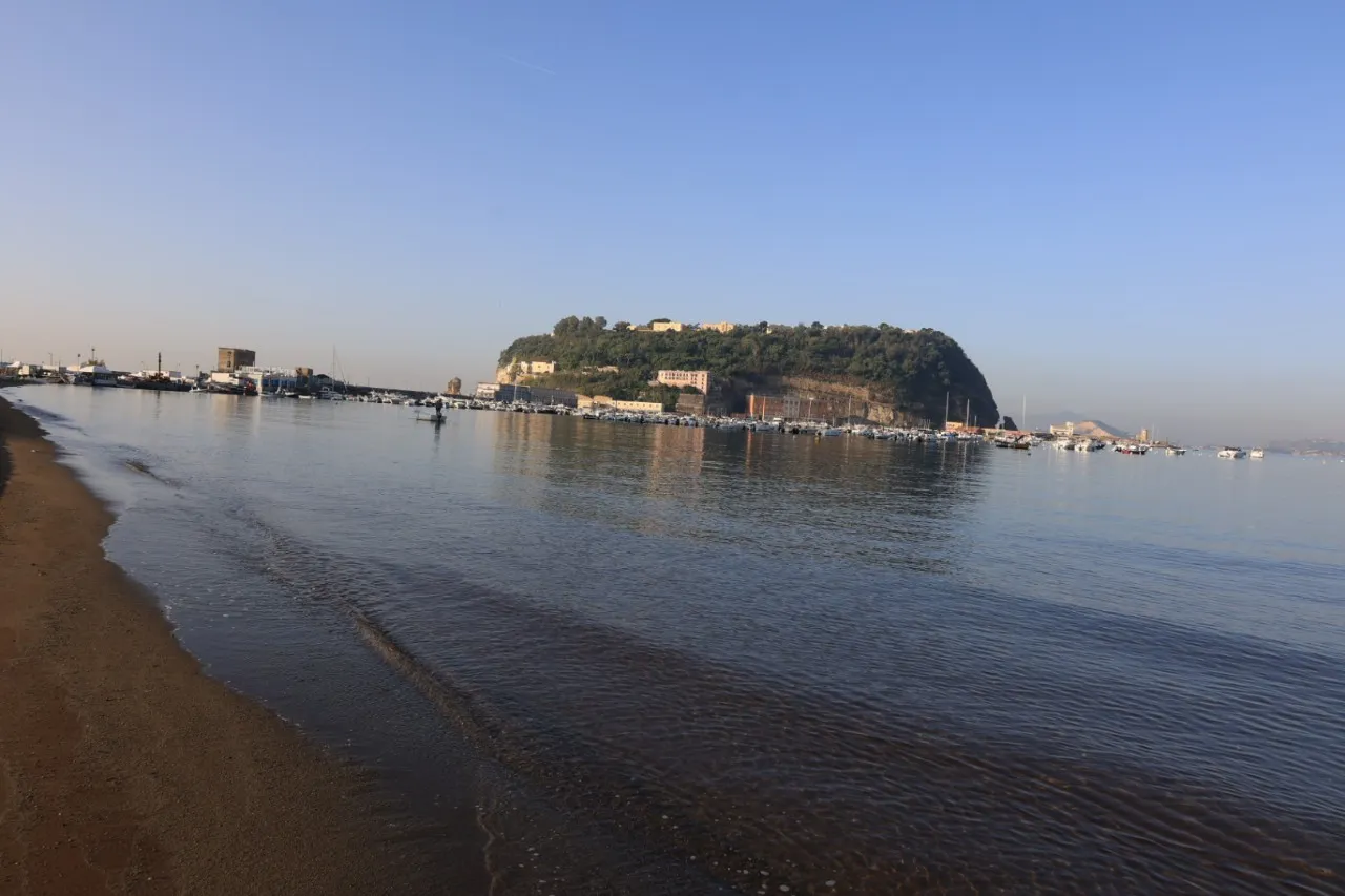 Islet Of Nisida - From Spiaggia libera, Italy