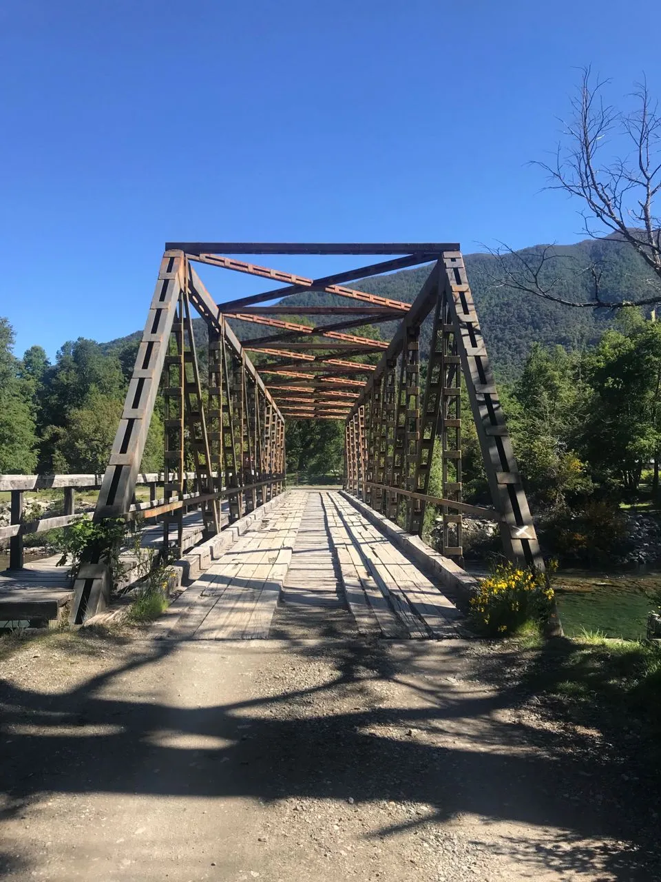 Puente sobre Río Chachin - Argentina
