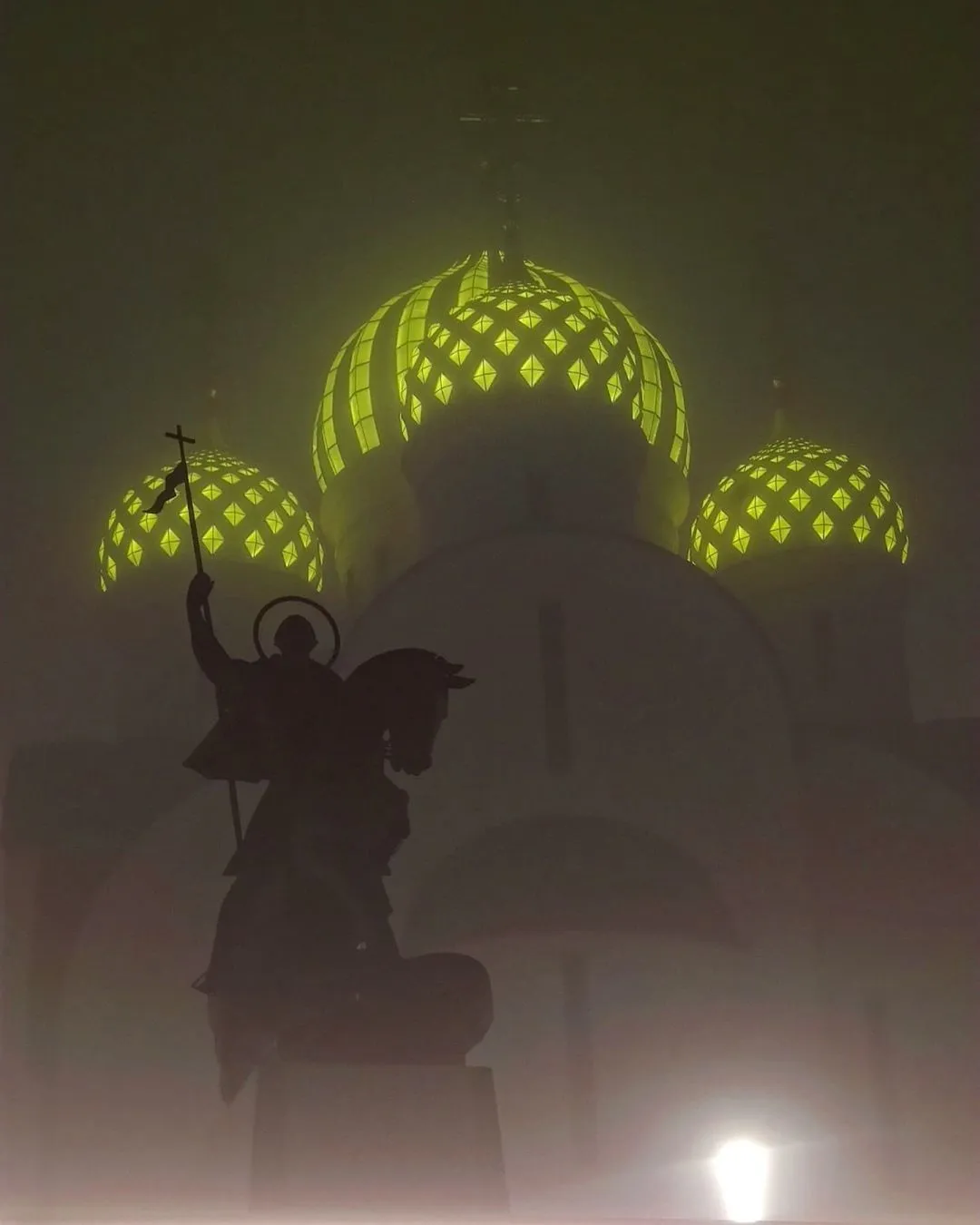 St. Nicholas church - З Pamyatnik Georgiyu Pobedonostsu, Russia