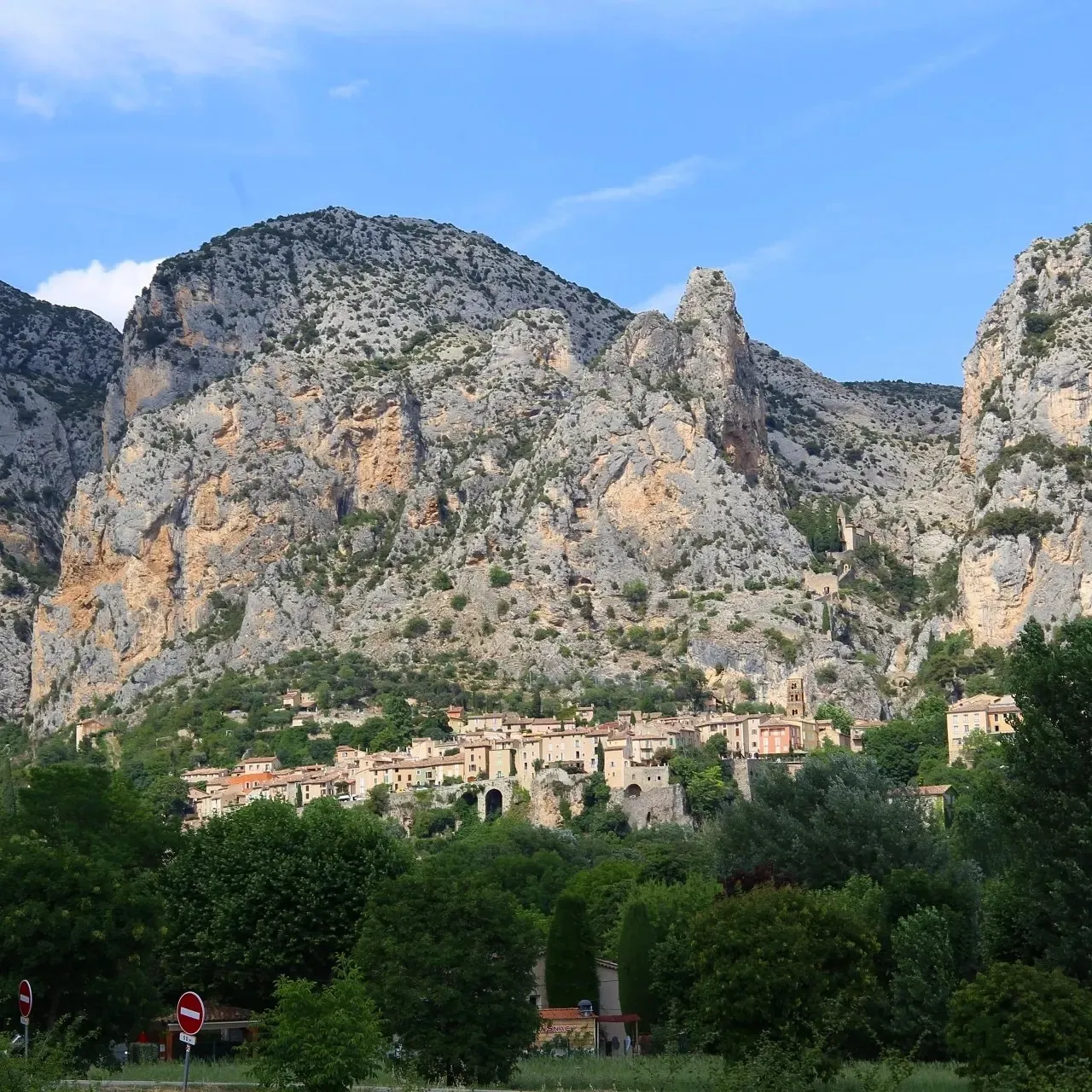 Mountains near Moustiers-Sainte-Marie - France