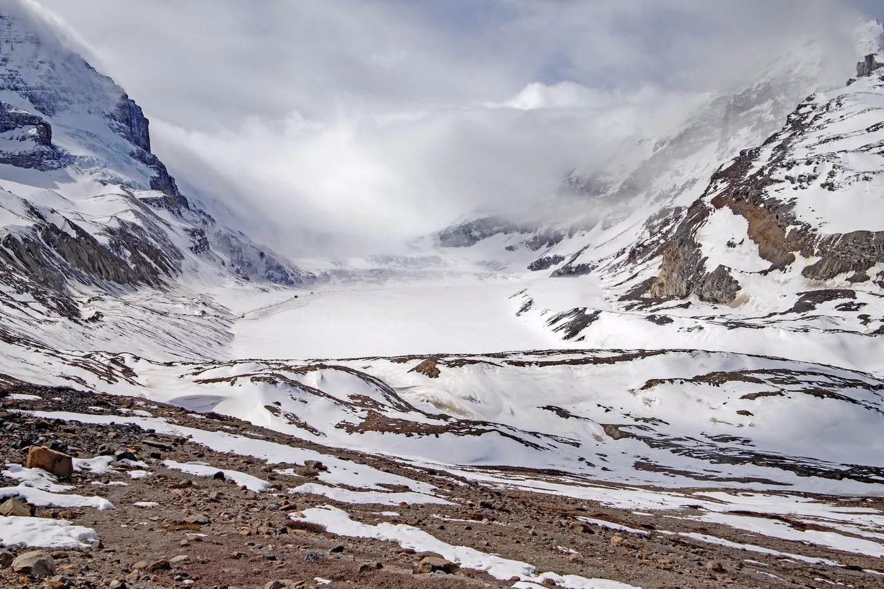 Toe of the Athabasca Glacier Trailhead - Canada