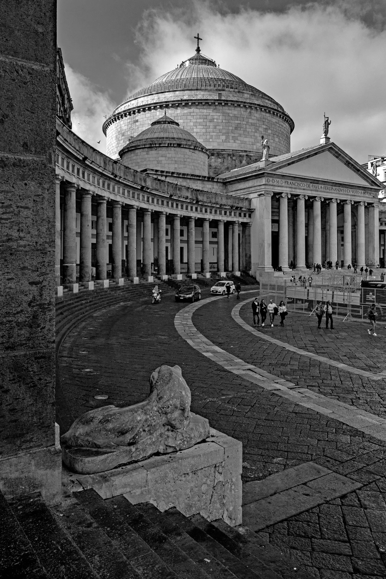 Basilica Reale Pontificia San Francesco da Paola - Da Piazza del Plebiscito, Italy