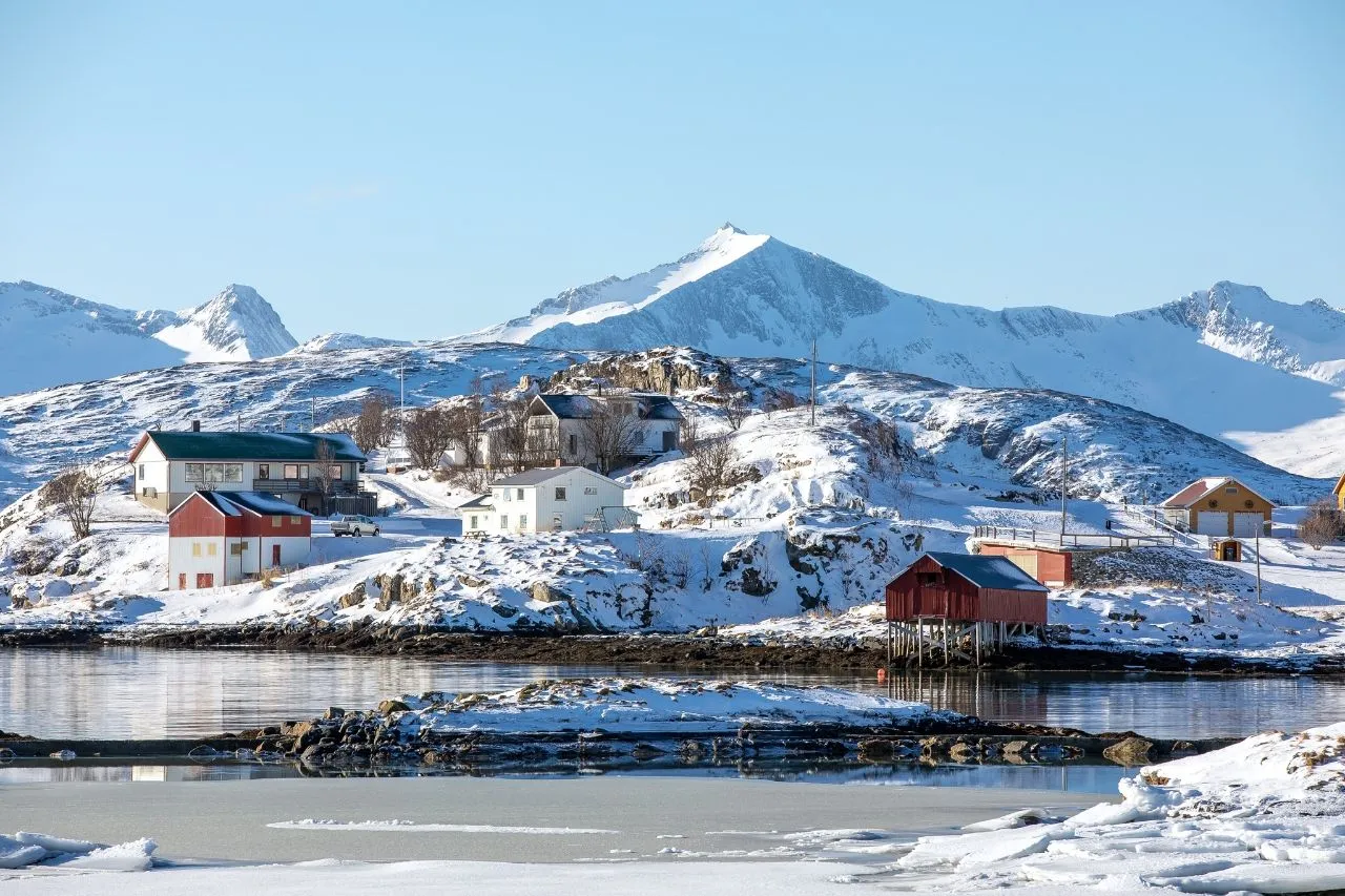 Sommarøy - De Terrace of Sommarøy Arctic Hotel, Norway