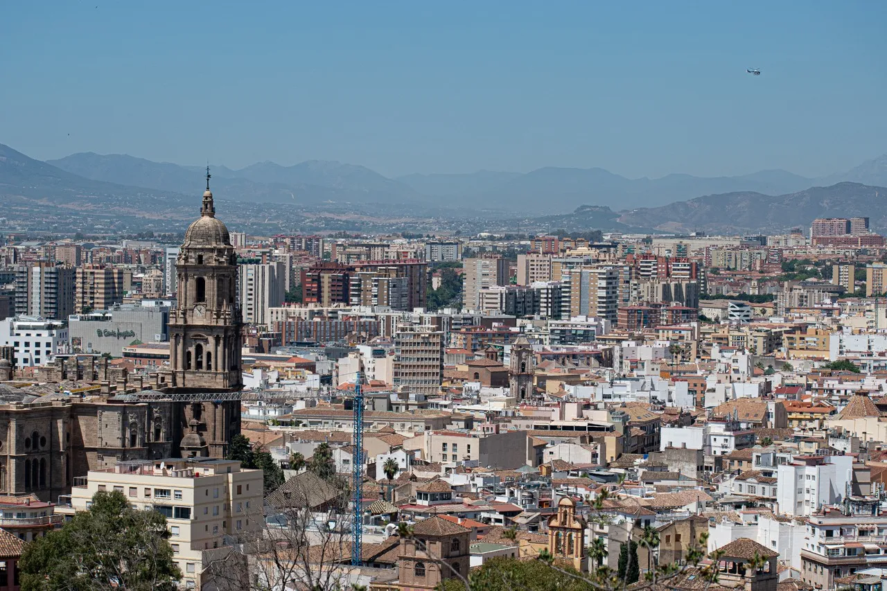 Málaga - From Mirador de la Coracha, Spain