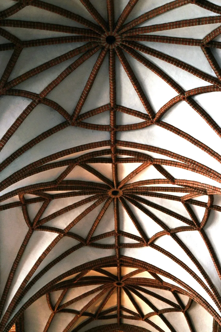 Brick Cathedral Vault - Von Basilica of St. Bridget, Poland
