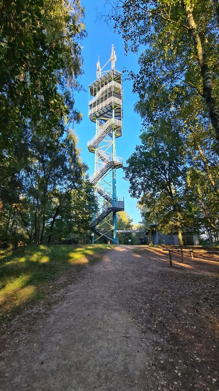 Aussichtsturm Käflingsberg im Müritz-Nationalpark - Von Wanderweg, Germany