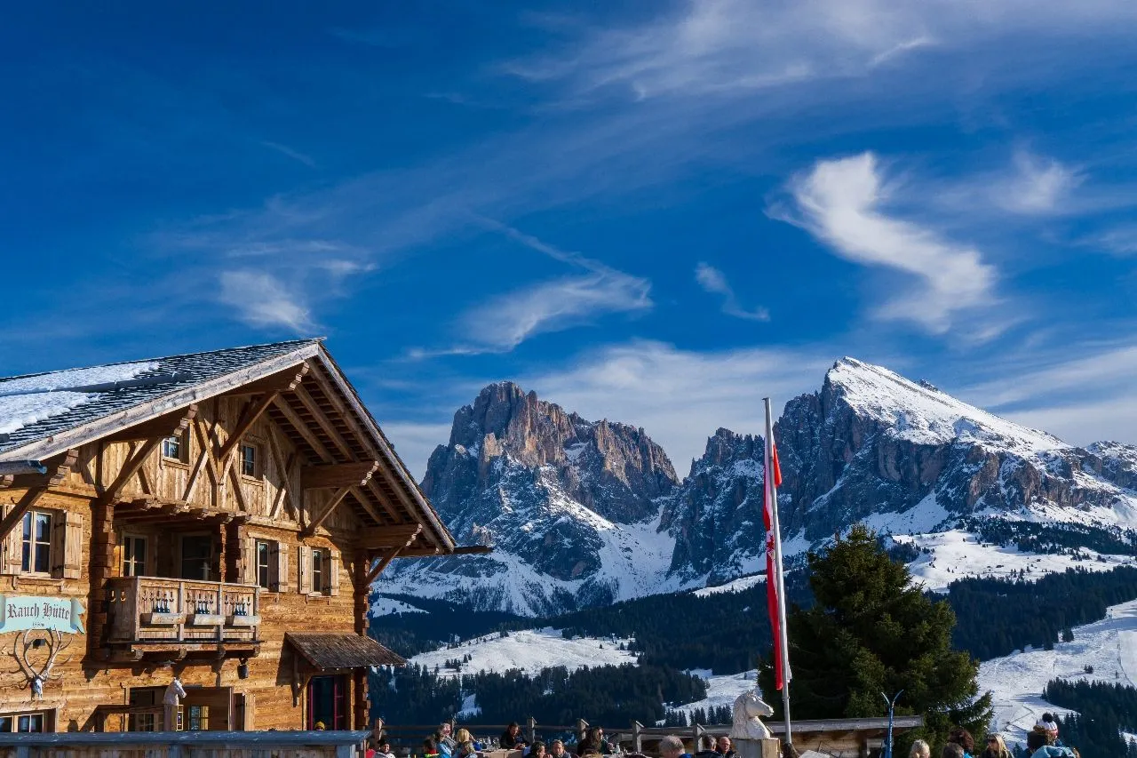 Plattkofel & Langkofel - Von Rauchhütte, Italy