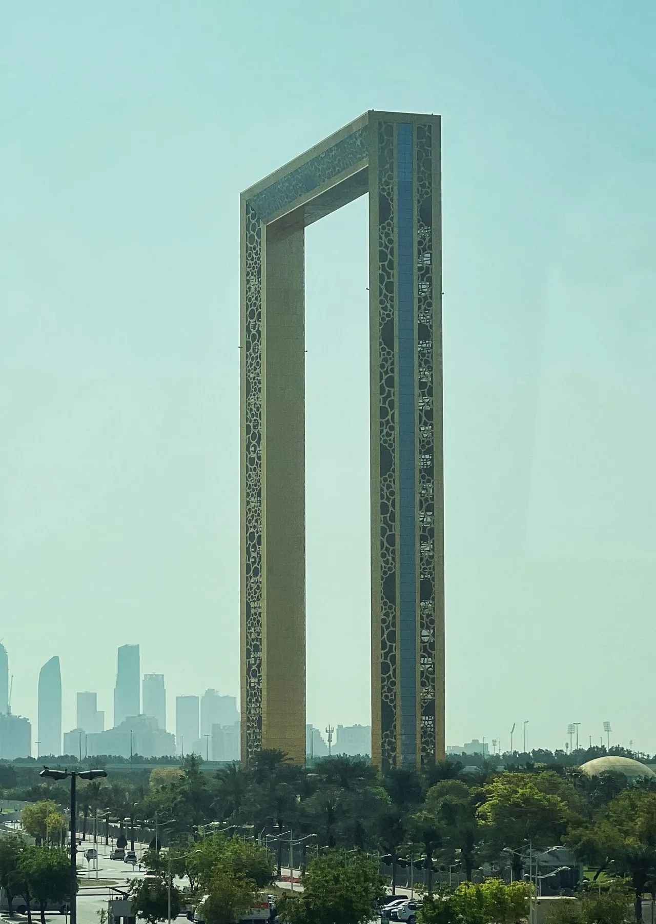 Dubai Frame - From Near Zabeel Park, United Arab Emirates