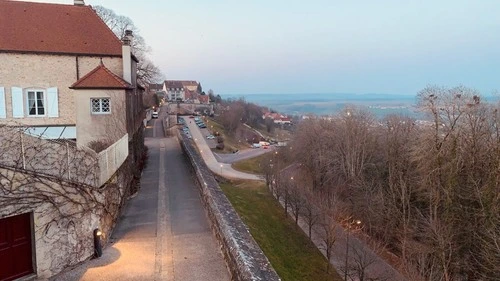 Langres - Aus Tour Saint-Ferjeux et remparts, France