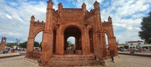 Pila mudejar - From Plaza central, Chiapa de Corzo, Mexico