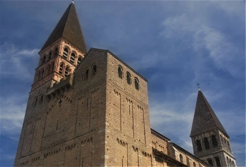 Abbaye Saint Philibert - Desde West Side, France