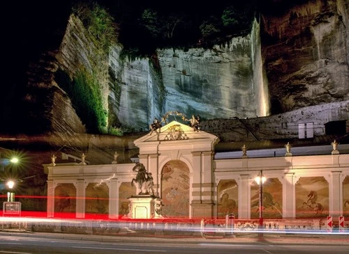 Pferdeschwemme - From Karajanplatz, Austria