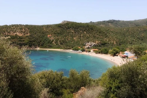 Tarti Beach - From Hill between Tarti and Tsonia, Greece