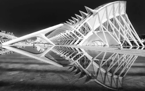 Museu de les Ciències Príncipe Felipe - Depuis Below Pont l'Assut de l'Or, Spain