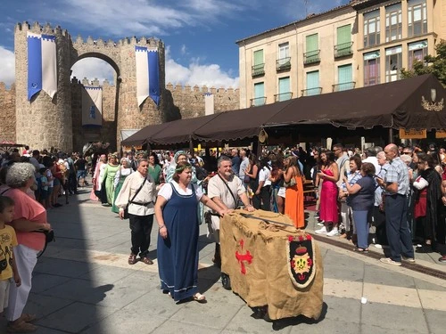 Plaza de Santa Teresa - Da Fiesta medieval de Ávila, Spain