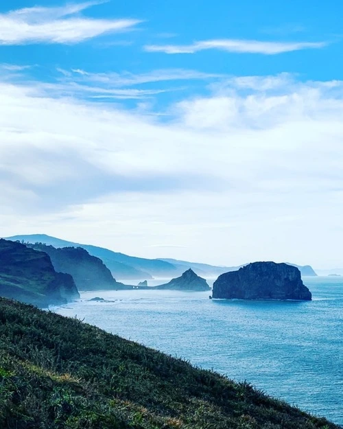 Gaztelugatxe - Frá Cabo de Matxixako, Spain