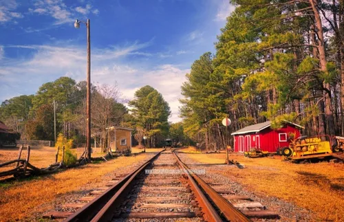 New Hope Valley Railway - Desde North side, United States
