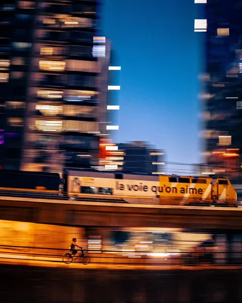 Train line - Depuis Les Quais, Canada