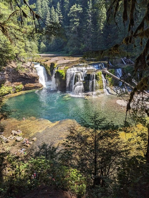Lower Lewis River Falls - United States