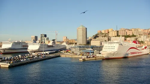 La Goulette Port - Desde Ferry or Drone, Tunisia