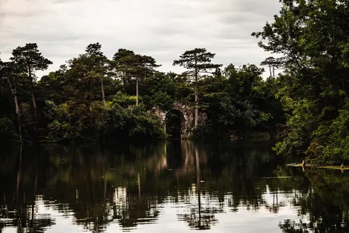 Lake in Laxenburg Castle Park - Austria