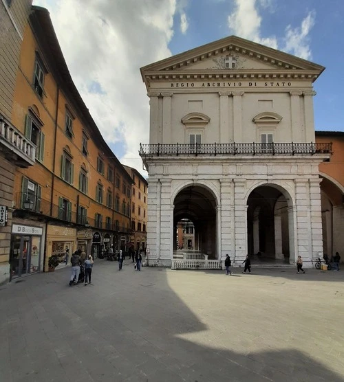Logge dei Banchi - From Piazza XX Settembre, Italy