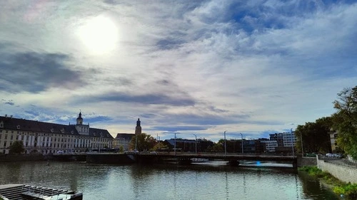 Oder River - Z Słodowa Footbridge, Poland