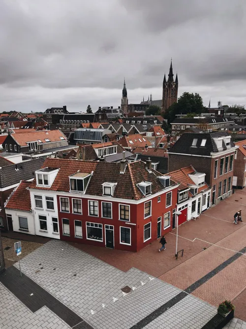 Delft - Da Delft Windmill de Roos, Netherlands