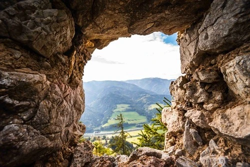 Burgruine Ehrenfels Fenster - Tól től Burgruine Ehrenfels, Austria