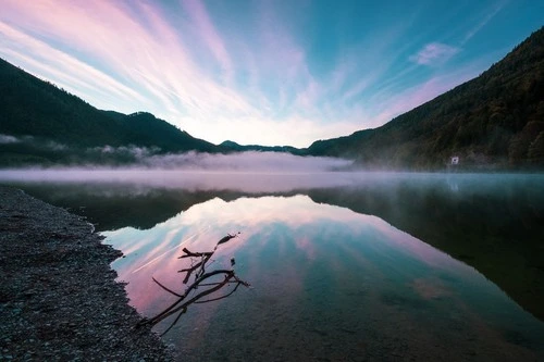 Hintersee Faistenau - Dari Ufer Hintersee, Austria