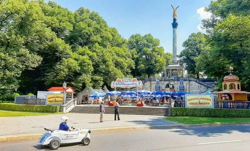 The Goddess of Victory - Desde Luitpoldbrücke, Germany