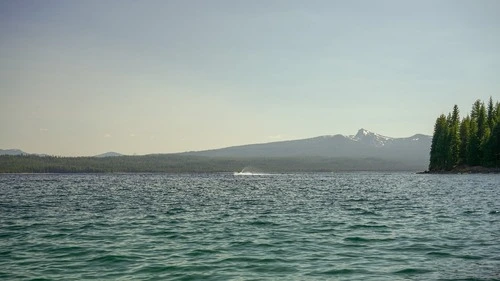 Cresent Lake, Cow horn Mountain - Desde Boat dock, United States