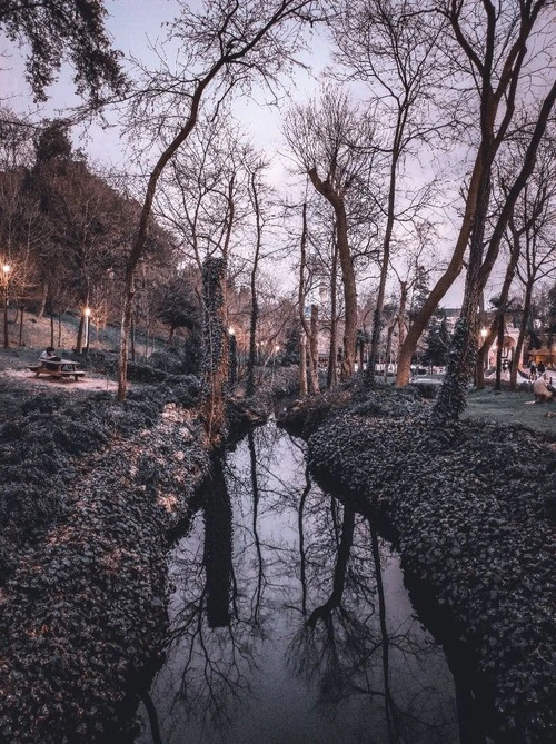 Small river - から Shot Standing On The Small Bridge, Turkey