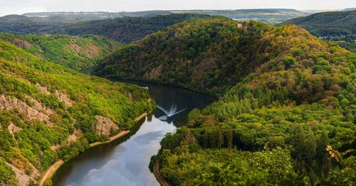 Saar River - Desde Aussichtspunkt "Kleine Cloef", Germany