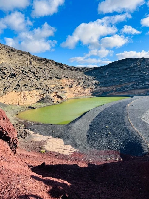 Lago verde - Dari Lanzarote, Spain