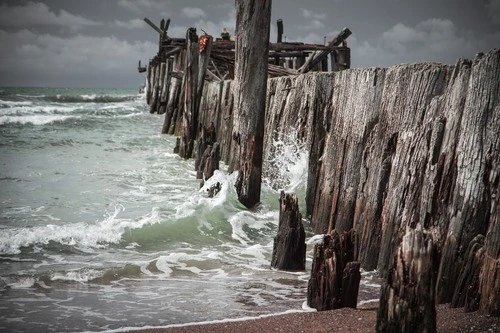 Wooden Bridge - From Sventoji Beach, Lithuania