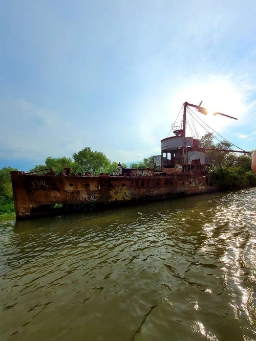 Barco Abandonado - From Astillero Rio Santiago, Argentina
